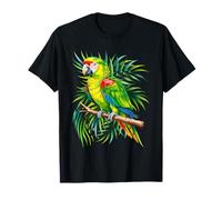 Yellow-naped Amazon Watercolor Parrot T-Shirt