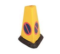 Yellow No Waiting Sand-Weighted Warning Cone JAD081-120-254