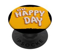 Yellow Oh Happy Day Costume PopSockets Adhesive PopGrip