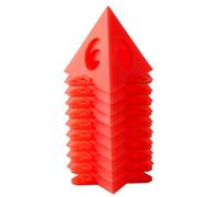 Yellow Painted Pyramid - Movable Door In Stand | Painter Pyramids | Triangle Canvas & Plastic Paint Cones Cabinet | The Stand Stands For The Toilet | The Best Perforated Furniture For