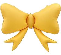 Yellow Pastel Bow Foil Balloon, 70cm