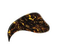 Yellow Pastes Pattern Guitar Anti-Scratch Guard Plate PVC Guitar Pickguard Self-Adhesive Scratch Plate Guitar Part