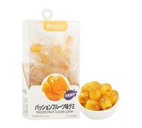 Yellow Peach Peeling Soft Candy 86g/box, Fruit Juice Gummies, Passion Fruit White Peach Grape Mango Peeling Fudge, Healthy and Nutritional Dessert, Toffee Chinese Snack Gift (Passion fruit,5box)