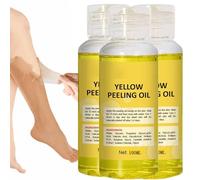 Yellow Peeling Oil, Peeling Solution, Lightening Exfoliating Dark Skin, Body, 30ml Strong Skin Peeling Oil Extra Strength, Peeling Oils for Skins Brightening and Moisturizing (3PC, 30ml)