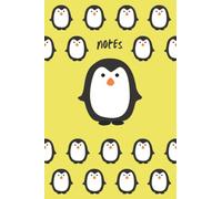 Yellow Penguin Notebook: A5 Penguin Notebook Diary Journal Notes Animal Animals Gift Gifts Cute Stationary School Student Supplies Lined Ruled Fun Classic Paper Kids Adults Penguins 100 pages