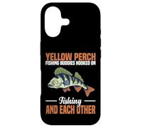 Yellow Perch Fishing Buddies Hooked On Each Other Case for iPhone 17