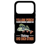 Yellow Perch Fishing Buddies Hooked On Each Other Case for iPhone 17 Pro