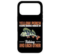 Yellow Perch Fishing Buddies Hooked On Each Other Case for iPhone 17 Pro Max