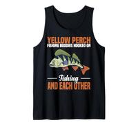 Yellow Perch Fishing Buddies Hooked On Each Other Tank Top
