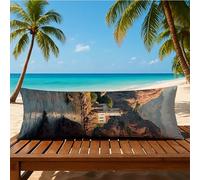Yellow Pillow Cases 1 Pack, Pillowcases Landscape Cushion Covers 30x90cm, Soft Breathable Pillow Protectors Double Sided Printing with Invisible Zipper for Bedding Sofa, Gifts for Women PjY3714 K-9