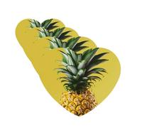 Yellow Pineapple Car Air Freshener Cards for Women Men 4 Pack Cute Car Accessories Long Lasting Scent Car Diffuser Hanging Auto Aromatherapy Tablets Car Fresheners Gifts