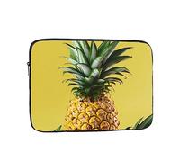 Yellow Pineapple Laptop Case 17 inch, Shockproof Protective Computer Sleeve Cover Water Resistant Laptop Bag Carrying Tablet Cover Briefcase Handbags Gifts for Men Women