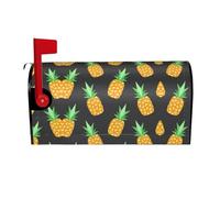 Yellow Pineapple Magnetic Mailbox Cover Mailbox Protector Letter Box Flap Easy Install No Tools 21x18 In