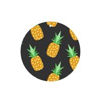 Yellow Pineapple Printing 10 Pcs Car Air Freshener Fragrant Sheets,Car Hanging Accessories With Strings For Decor