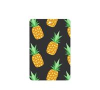 Yellow Pineapple Printing 10 Pcs Car Air Freshener Fragrant Sheets,Car Hanging Accessories With Strings For Decor