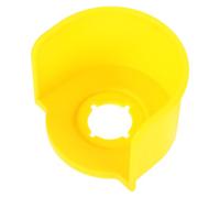 Yellow Plastic Emergency Stop Button Protective Cover
