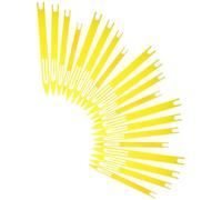 Yellow Plastic Net Mending Shuttles 20pcs for Fishing Nets