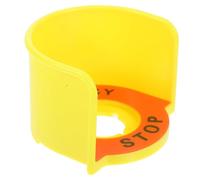 Yellow Plastic Push Button Switch for Equipment Safety Protective Cover | Industrial Use, Easy Installation, Sign, Versatile Application, Accident Prevention, Equipment and Switch