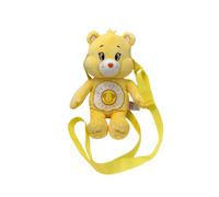 (Yellow) Plush Toy Carebears Backpack Rainbow Cartoon Cute Brithday Gift Girls Kids Doll