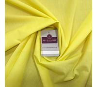 Yellow Polycotton Fabric - Dress Craft 44 Inch Wide MA820 Mtex