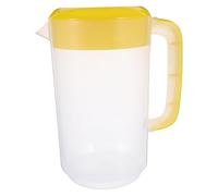 Yellow Pp Pitcher with Lid 4000ml Large Cold Water Jug