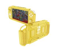 (yellow) Protective Case for Nintendo Switch Lite Accessories with 3 Game Card Slots Grips Cover for Nintendo Switch Case