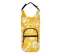 Yellow；Pure；Background Water Bottle Carry Bag Portable Water Bottle Carrying Case Water Bottle Holder for Hiking,Fits 20 oz, 24 oz, 32 oz,40 oz Bottles