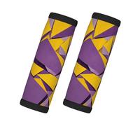Yellow Purple Mixed Print Handle Wraps 2 Pack with Contact Card for Suitcases Fridge Oven Car Door and Dumbbell