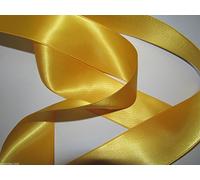 Yellow Quality Double Satin Ribbon 2 metres X 7 mm