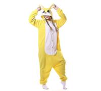 Yellow Rabbit Pajamas Animal Onesie Unicorn Pajama Pegasus Costume Kigurumi Pyjamas Halloween Cosplay kids 85