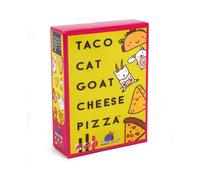 (Yellow Red) Goat Taco Cat Cheese Pizza Card Board Game Family Interactive Parties Gifts