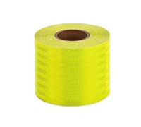 Yellow Reflective Safety Tape Self-Adhesive Warning Band for Outdoor Use 45m x 40cm Ideal for Trucks Cars Reflective Stickers for Enhanced Visibility