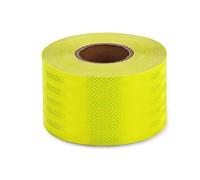 Yellow Reflective Safety Tape Self-Adhesive Warning Band for Outdoor Use 45m x 40cm Ideal for Trucks Cars Reflective Stickers for Enhanced Visibility