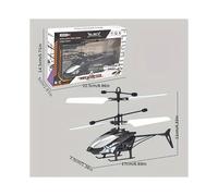 (Yellow) Remote control induction aircraft suspension cartoon aircraft indoor toy aircraft suspension helicopter