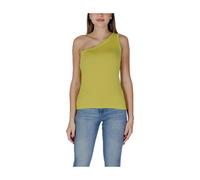 Yellow Ribbed Tank Top - female - b.young - Sleeveless Tops - Yellow - XL - Tops XL