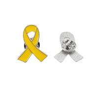Yellow Ribbon Suicide Prevention Awareness Enamel Pin Badge Brooch UK Proud Pride Ambulance Hero