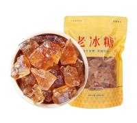 Yellow Rock Sugar - 500g Pure Cane Sugar, Natural Sweetener for Tea, Desserts & Cooking