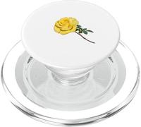 Yellow Rose Botanical Flower PopSockets PopGrip for MagSafe