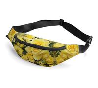 Yellow Rose Fanny Pack Fanny Packs for Women Men Waist Bag Mens Fanny Pack Womens Fanny Pack Fanny Pack Men Running Fanny Pack Small Fanny Packs for Women, style, 36*15cm