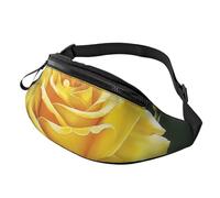 Yellow Rose Fanny Pack for Men Women, Fashion Festival Fanny Pack, Travel Sport Walking Waist Bag