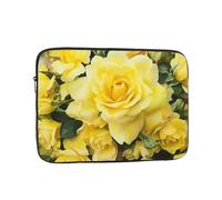 Yellow Rose Laptop Sleeve Bag 10 Inch, Waterproof Shockproof Laptop Case Bag Computer Skin Bags Lightweight Tablet Carrying Case