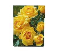 yellow roses Printed Laptop Sleeve Bag 13-Inch - Leather Laptop Sleeve Case Shockproof Protective Computer Cover Bag