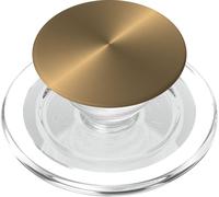 Yellow Round Disc Design PopSockets PopGrip for MagSafe