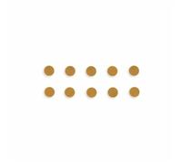 Bi-Office Round Magnets 20mm Yellow PK10