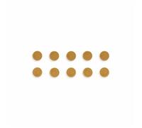 Bi-Office Round Magnets 30mm Yellow PK10