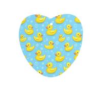 Yellow Rubber Duck And Bubbles Car Air Freshener Aromatherapy Tablets Hanging Scented Cards for Rooms Bathrooms Wardrobe Love form