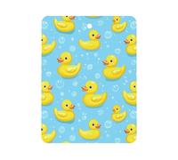 Yellow Rubber Duck And Bubbles Car Air Freshener Aromatherapy Tablets Hanging Scented Cards for Rooms Bathrooms Wardrobe Square