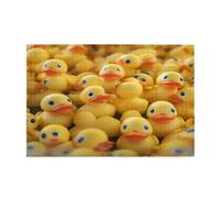 Yellow Rubber Duck Jigsaw Puzzles1000 Piece Educational Intellectual Wooden Puzzles, Fun Puzzles, Stress Relieving Puzzles 75 L*50 W Cm