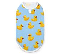 Yellow Rubber Ducks Breathable Dog Shirts Clothes Printed Sleeveless Vest Soft Summer Tank Top for Small Medium Large Pet