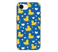 Yellow Rubber Ducks Cute Printed Phone Cover Case Compatible with iPhone 16/16 Plus/16 Pro/16 Pro Max/16 E Funny Lightweight TPU Phones Protector